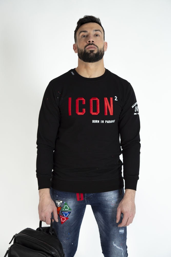 ICON SWEATER BLACK, SUDADERAS. ICONS SWEATER | OVDS